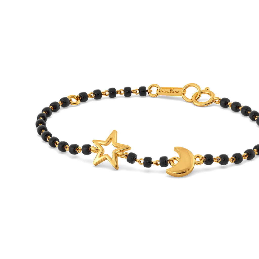 Moon and Star Gemstone Bracelets