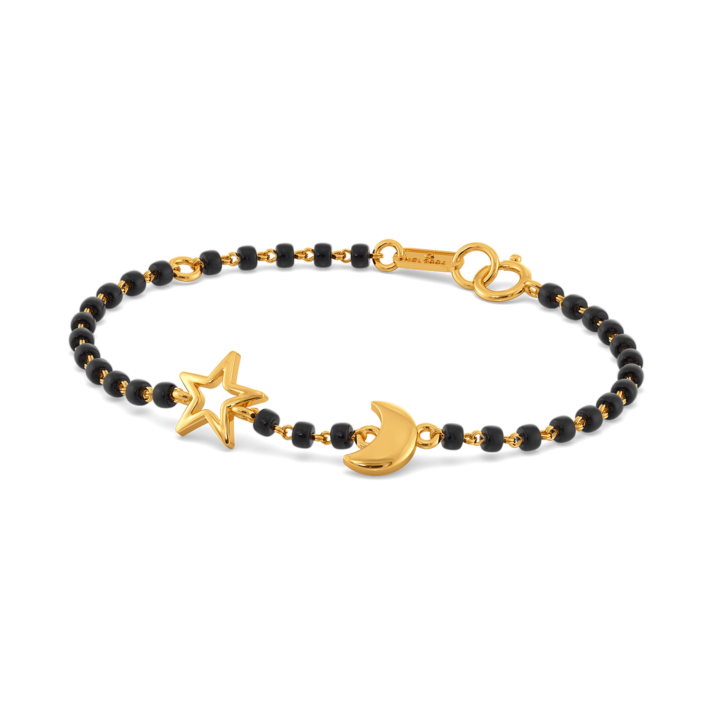 Moon and Star Gemstone Bracelets