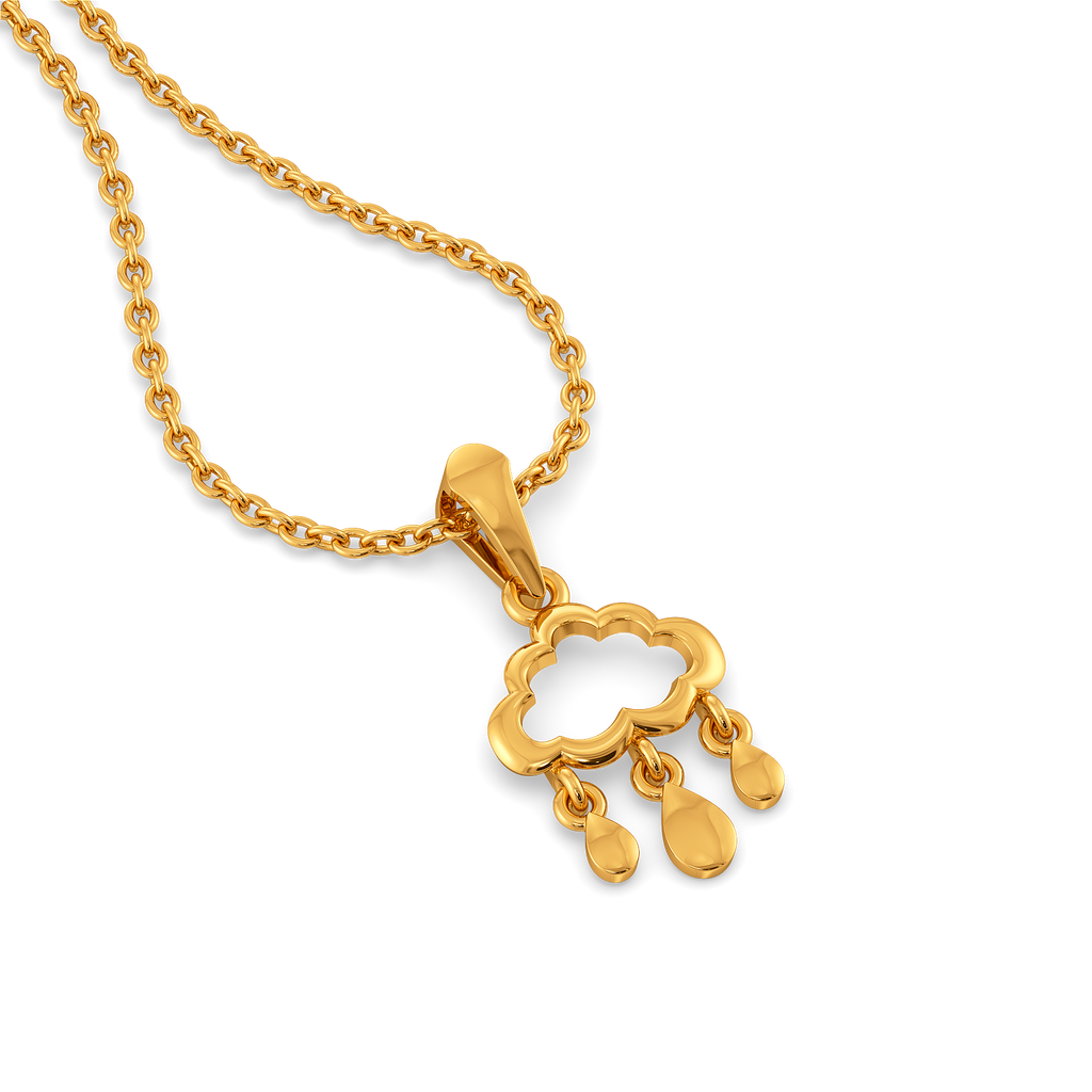 Whispering Clouds Gold Pendants