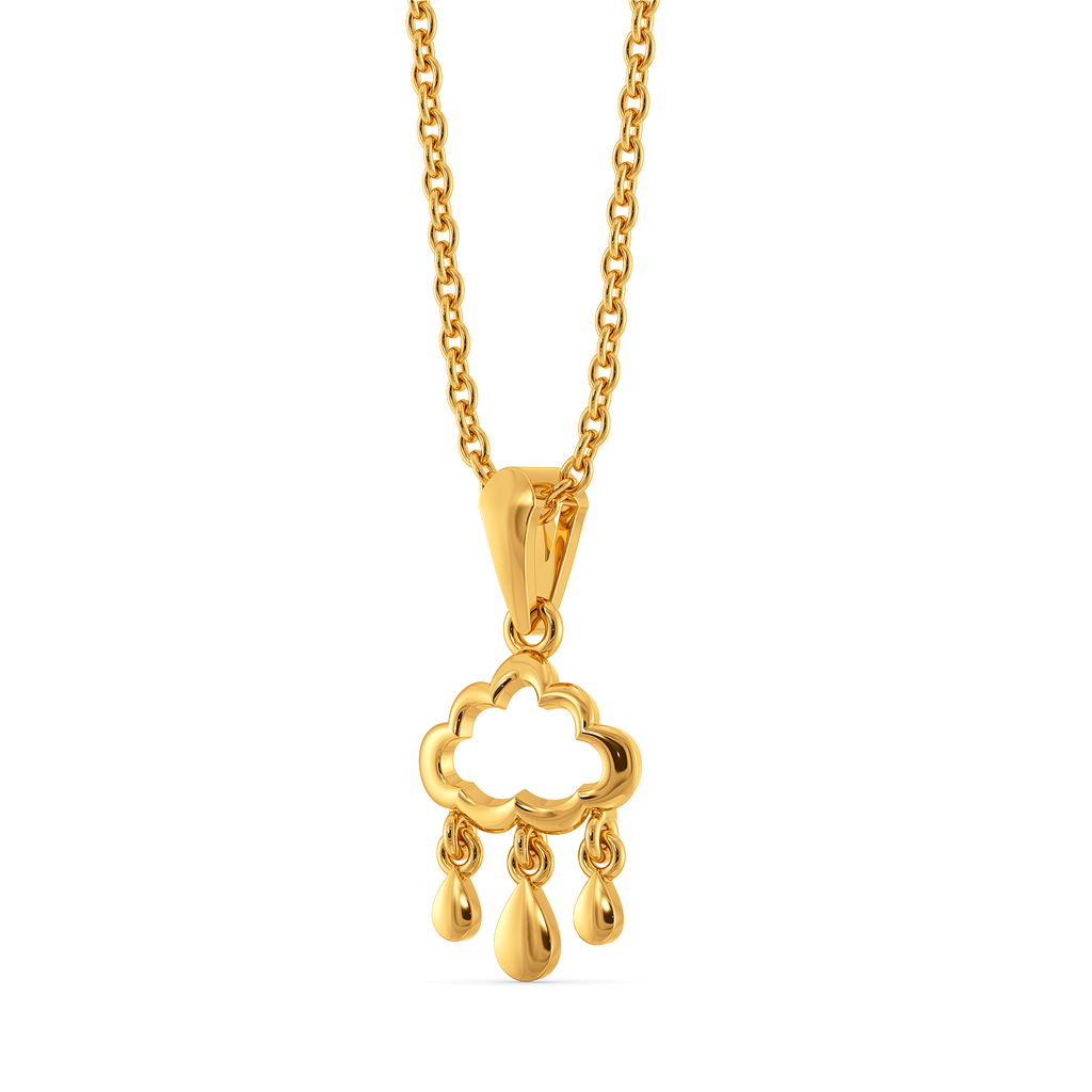 Whispering Clouds Gold Pendants
