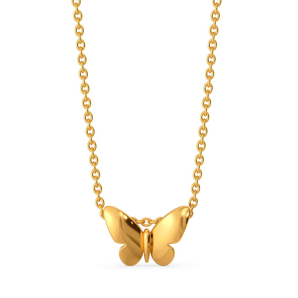 Little Butterfly Gold Pendants