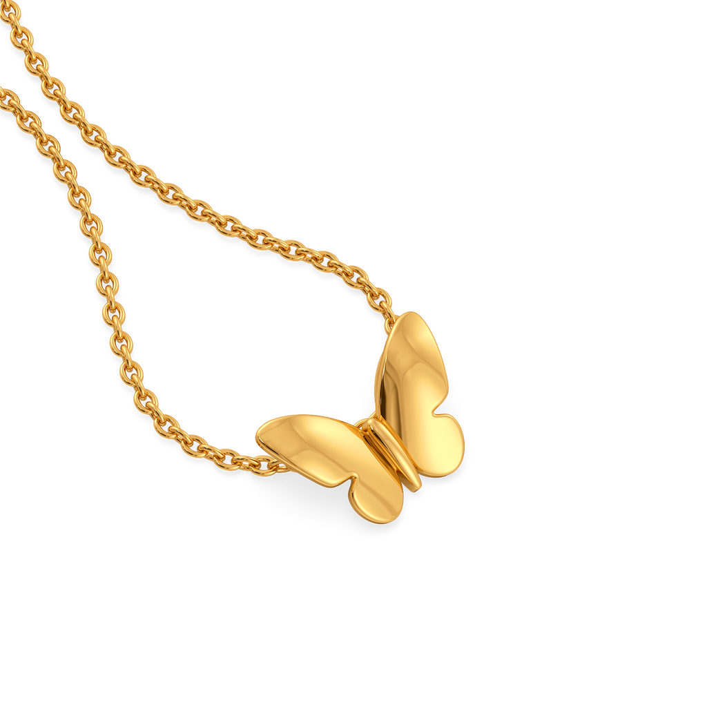 Little Butterfly Gold Pendants