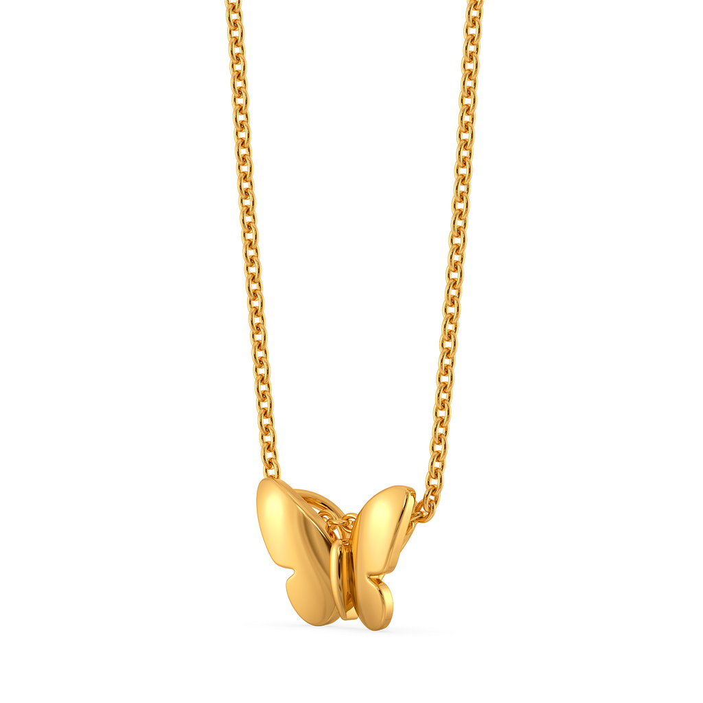 Little Butterfly Gold Pendants
