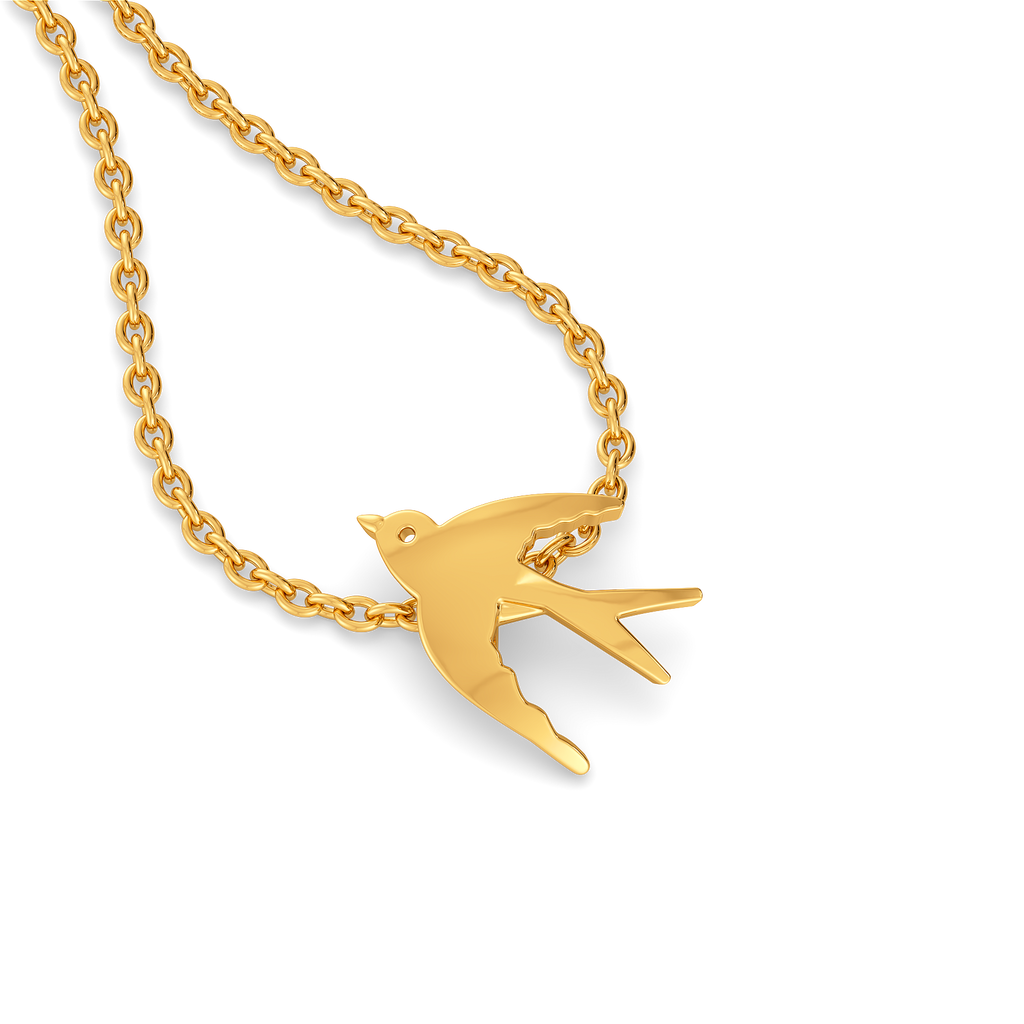 Flying Bird Gold Pendants