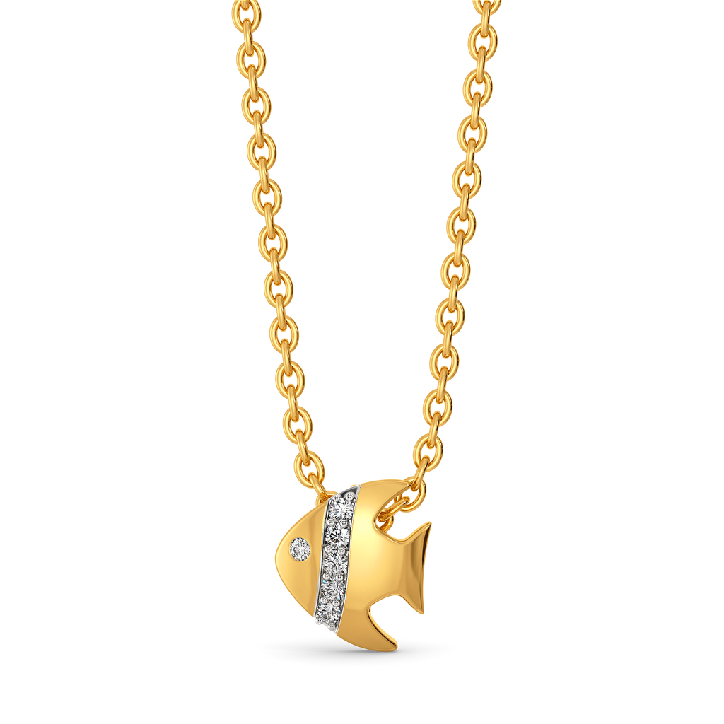 Magical Fish Diamond Pendants