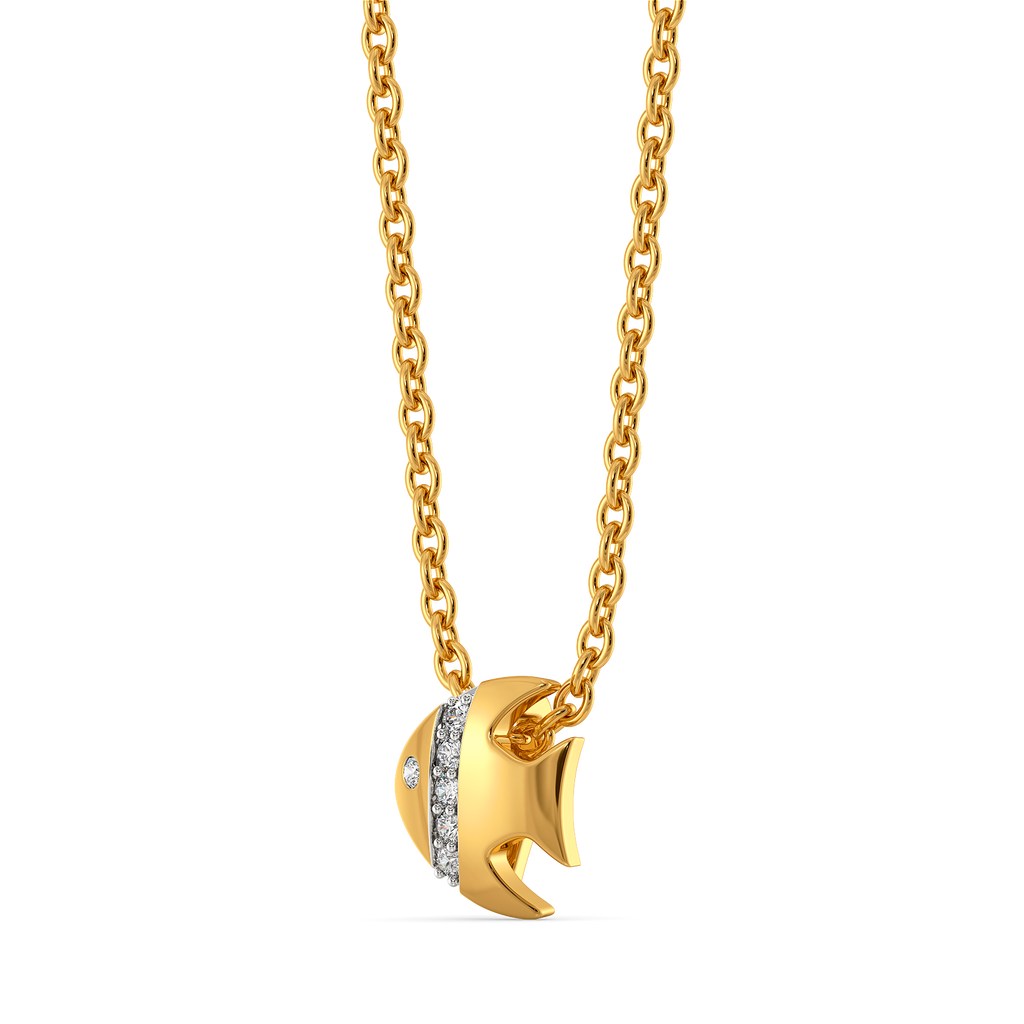 Magical Fish Diamond Pendants