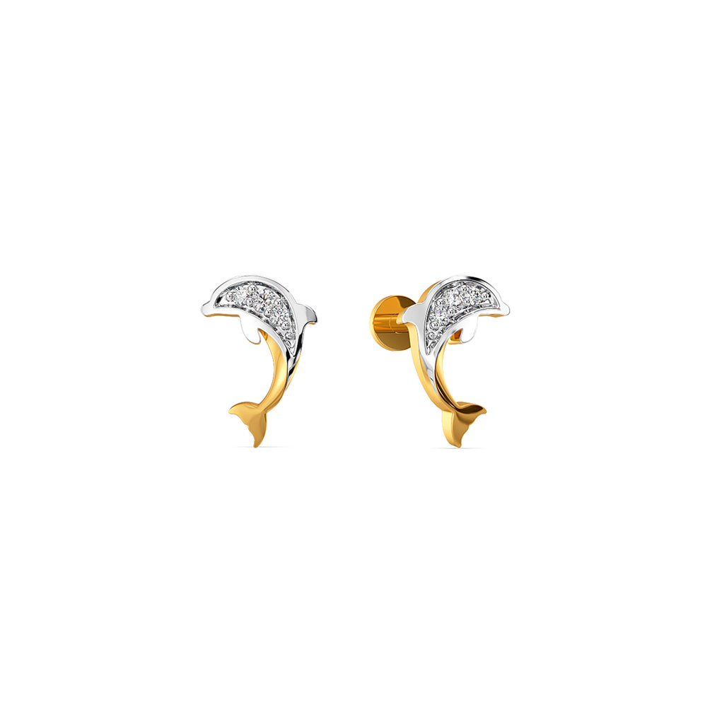 Child of the Ocean Diamond Earrings