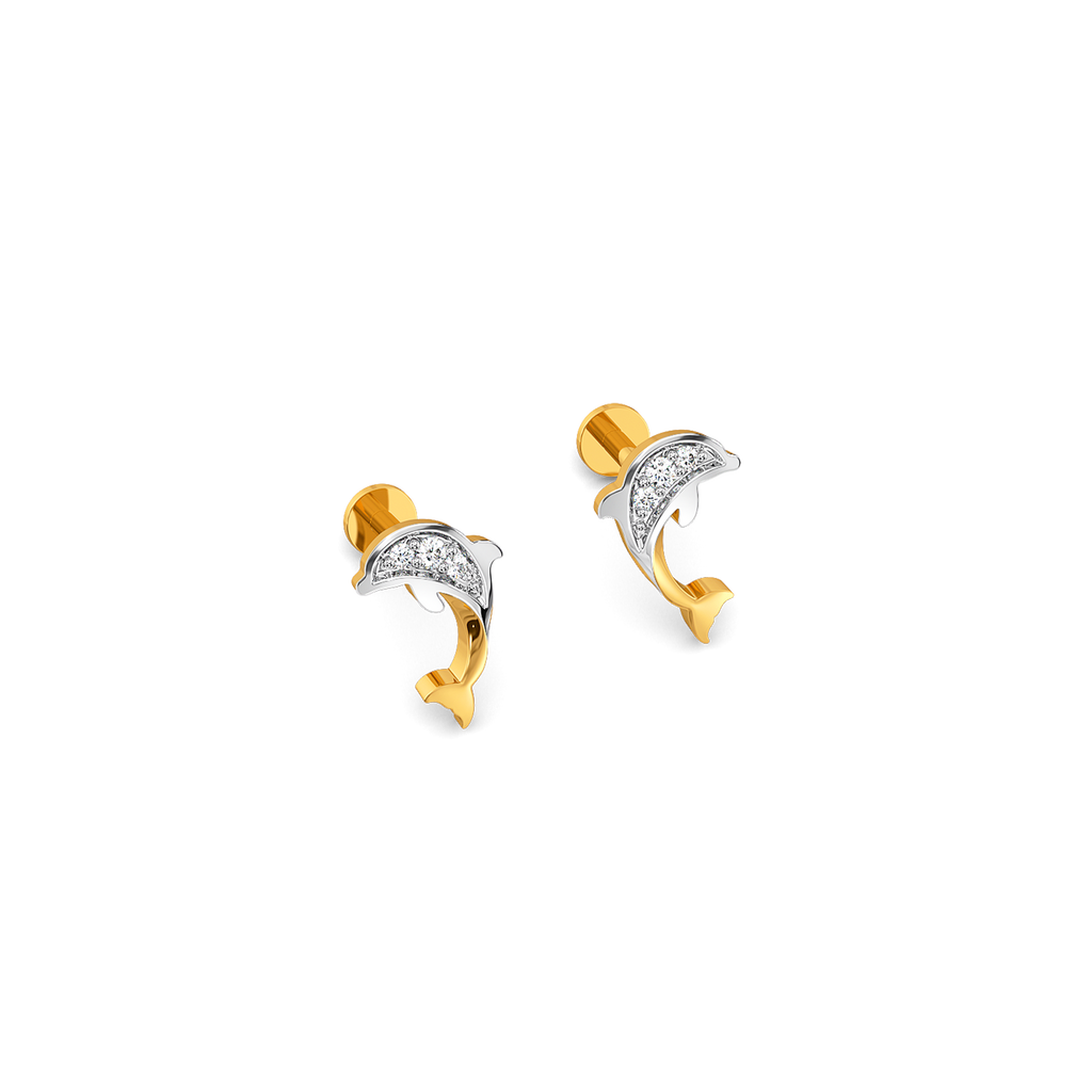 Child of the Ocean Diamond Earrings