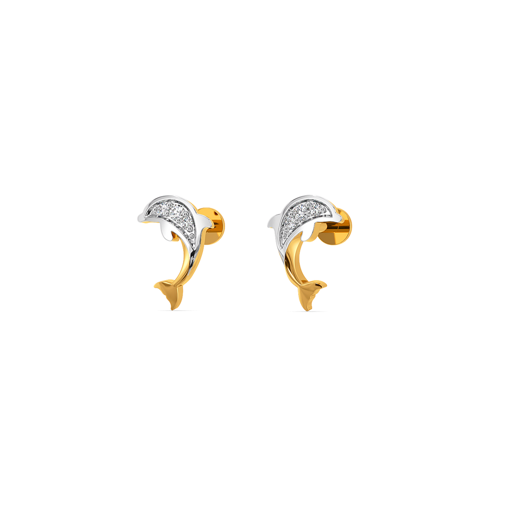 Child of the Ocean Diamond Earrings