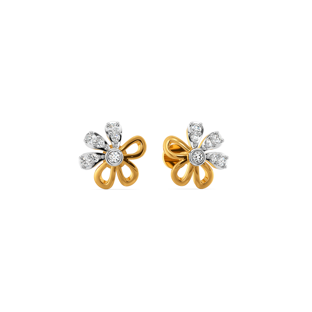 Floral Magic Diamond Earrings