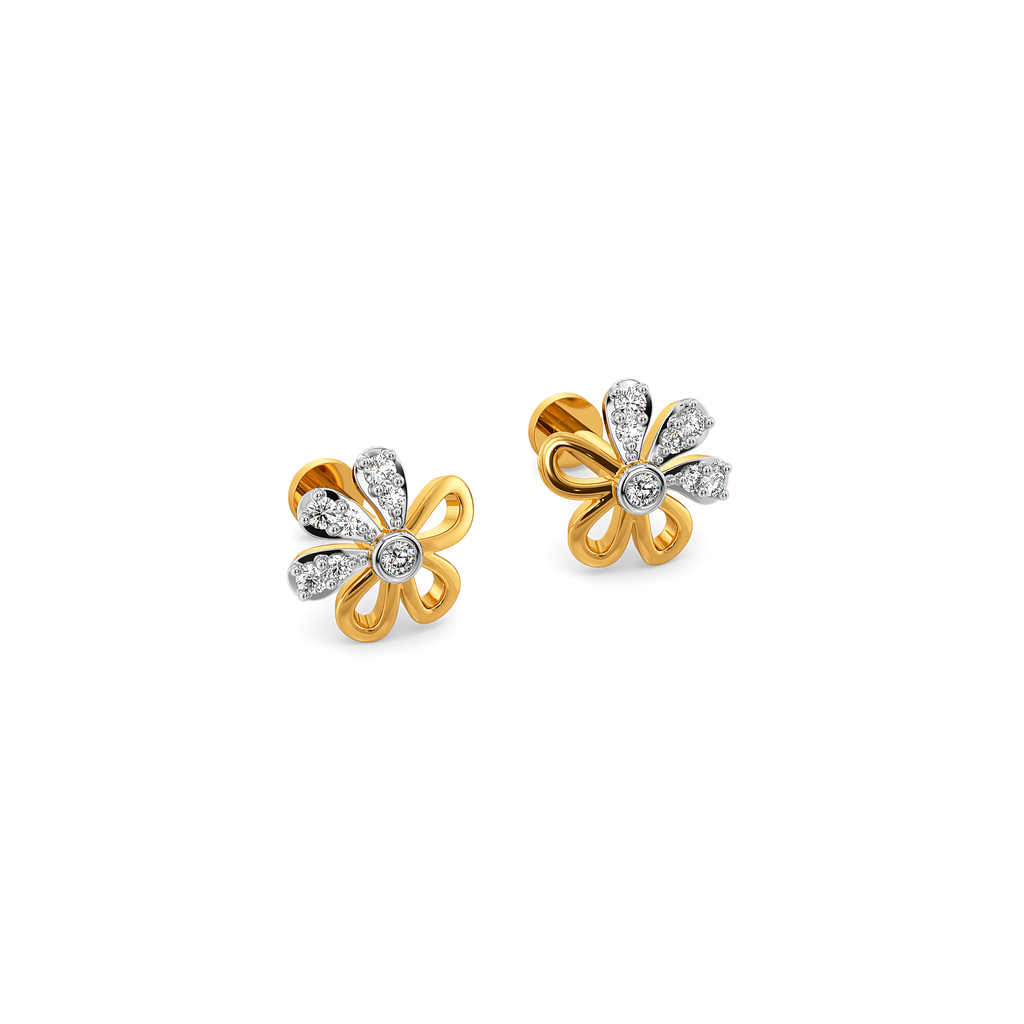 Floral Magic Diamond Earrings