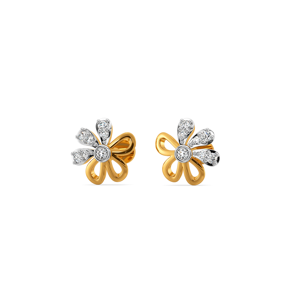 Floral Magic Diamond Earrings