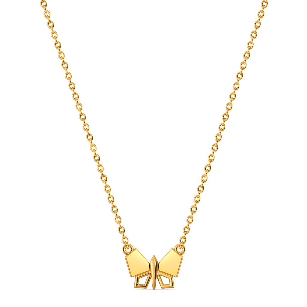 Butterfly Story Gold Necklaces