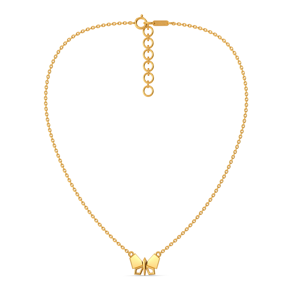 Butterfly Story Gold Necklaces