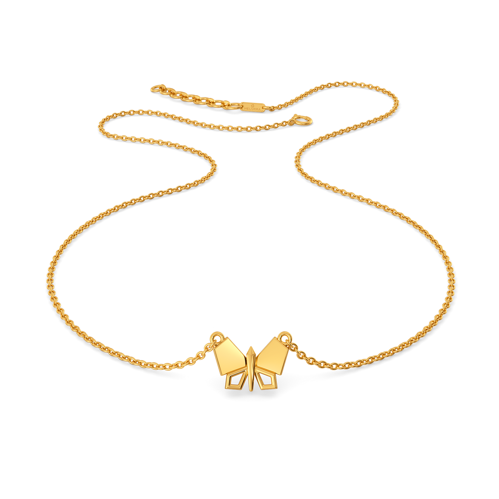 Butterfly Story Gold Necklaces