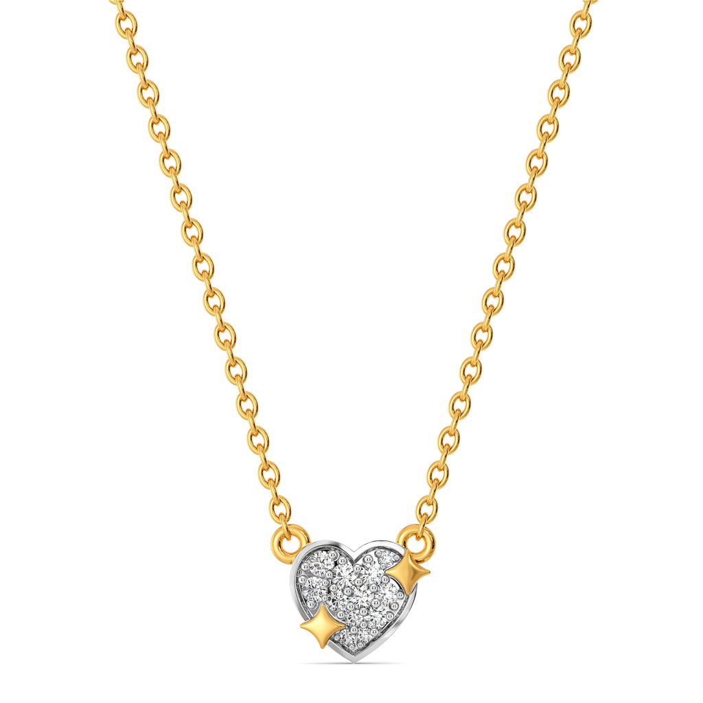 Happy Heart Diamond Necklaces