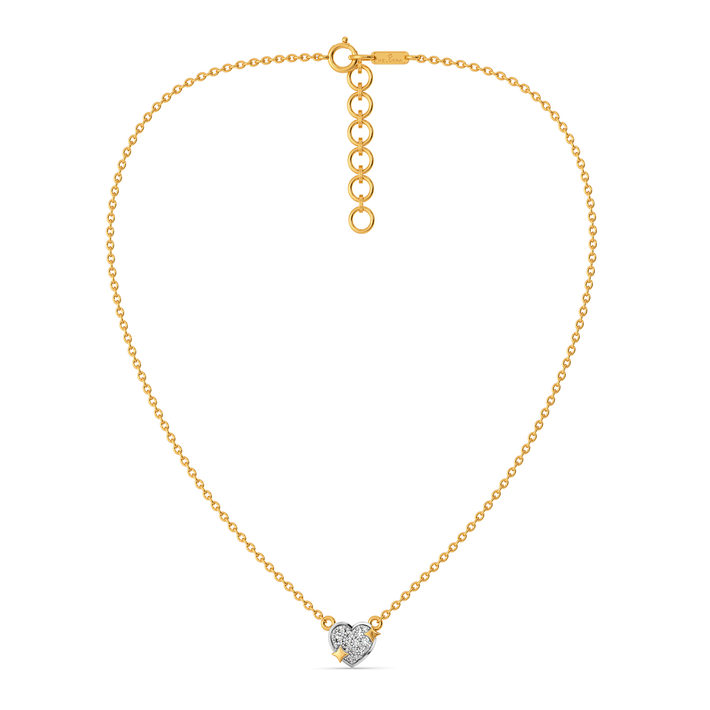 Happy Heart Diamond Necklaces