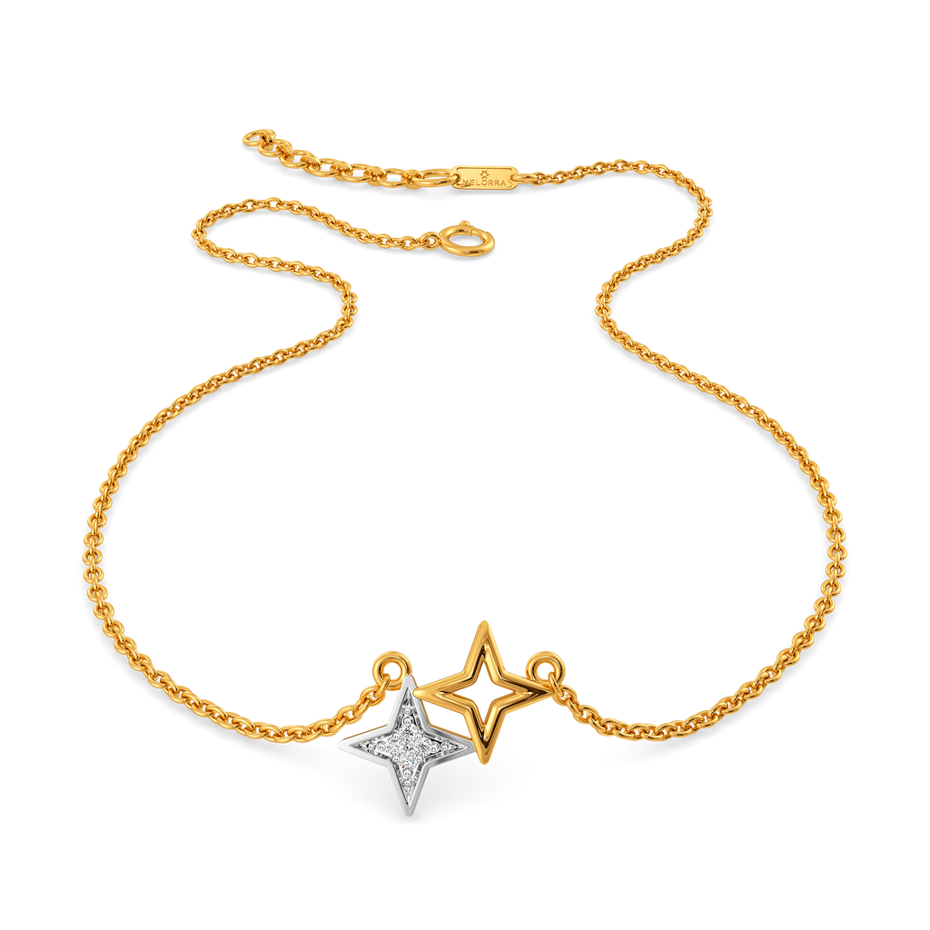 Twin Star Diamond Necklaces