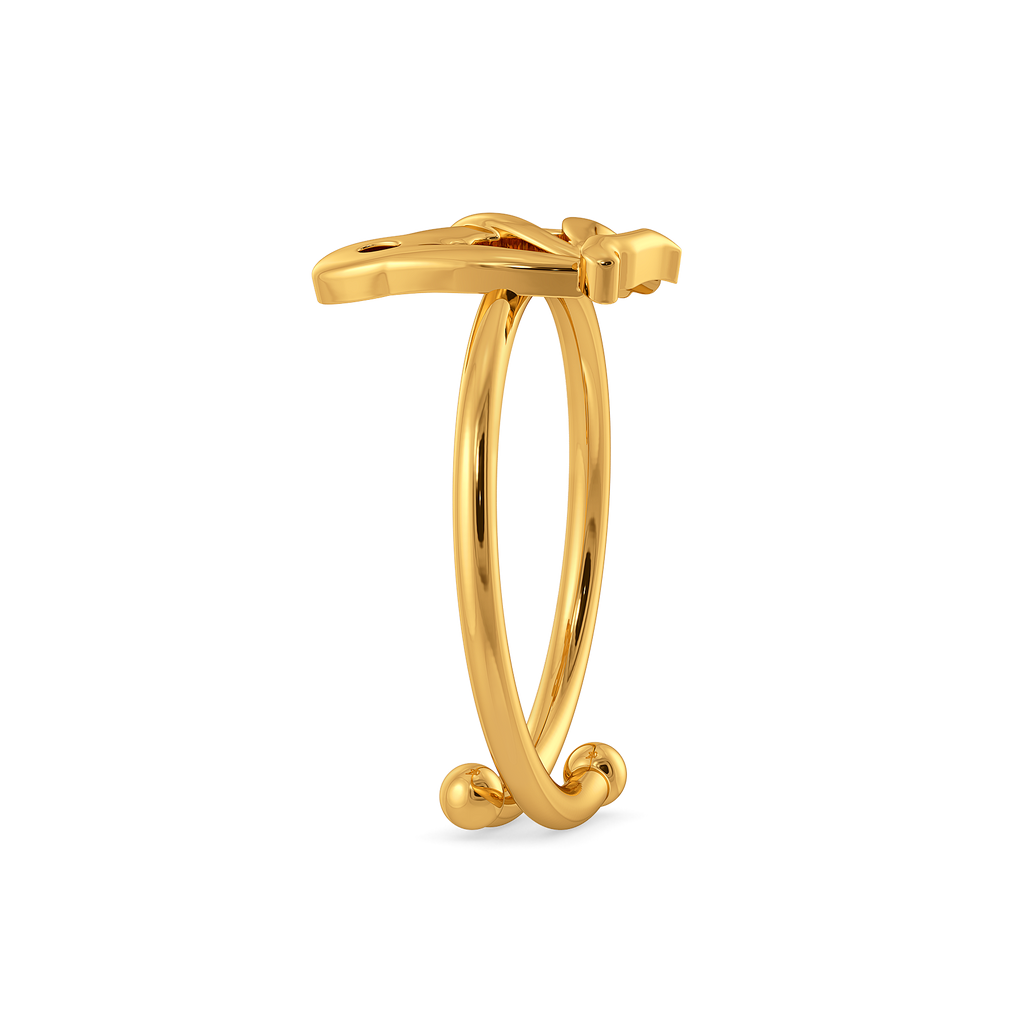 Beauty of a Butterfly  Gold Rings image