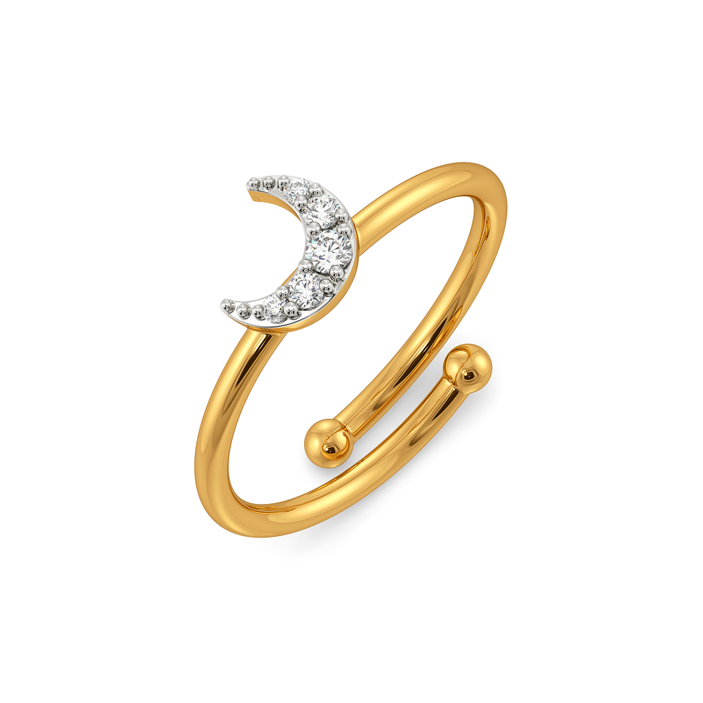 Magic of the Moon Diamond Rings