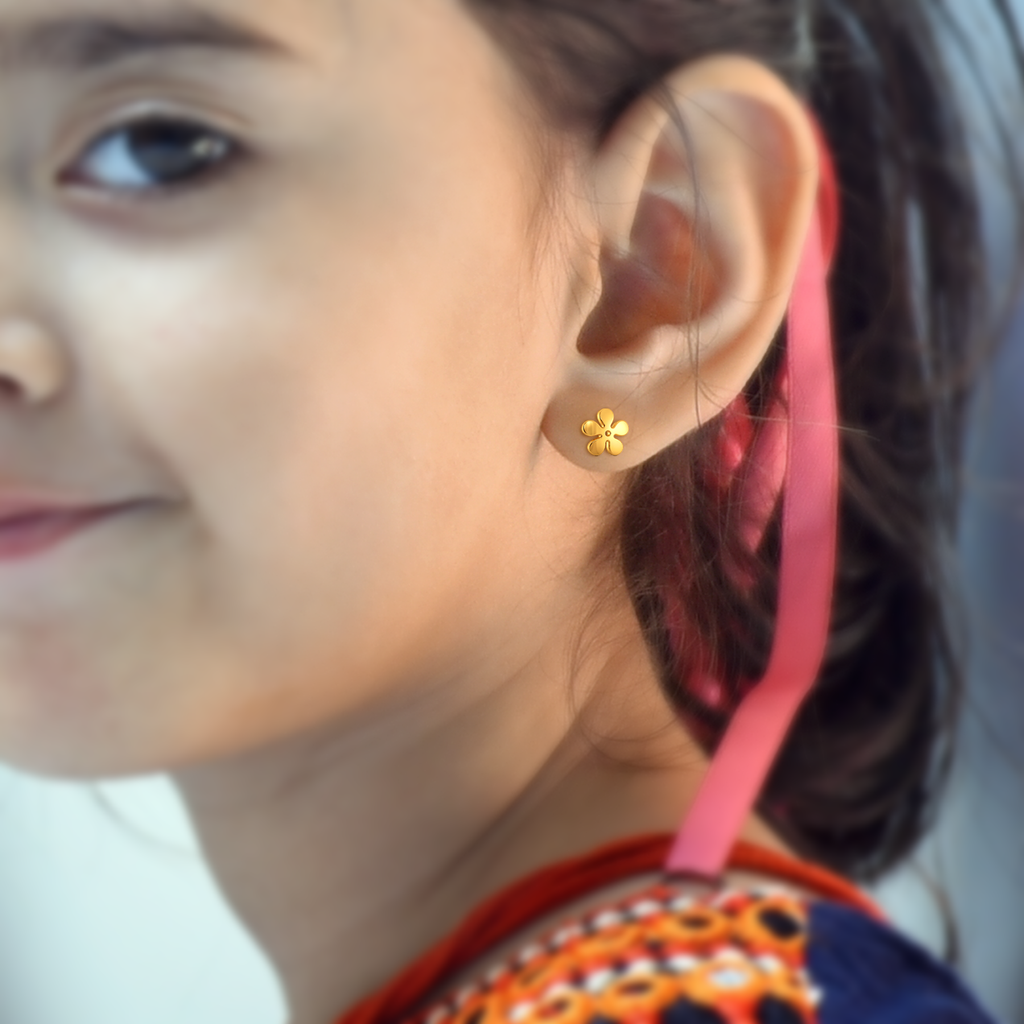 My Little Garden Gold Earrings