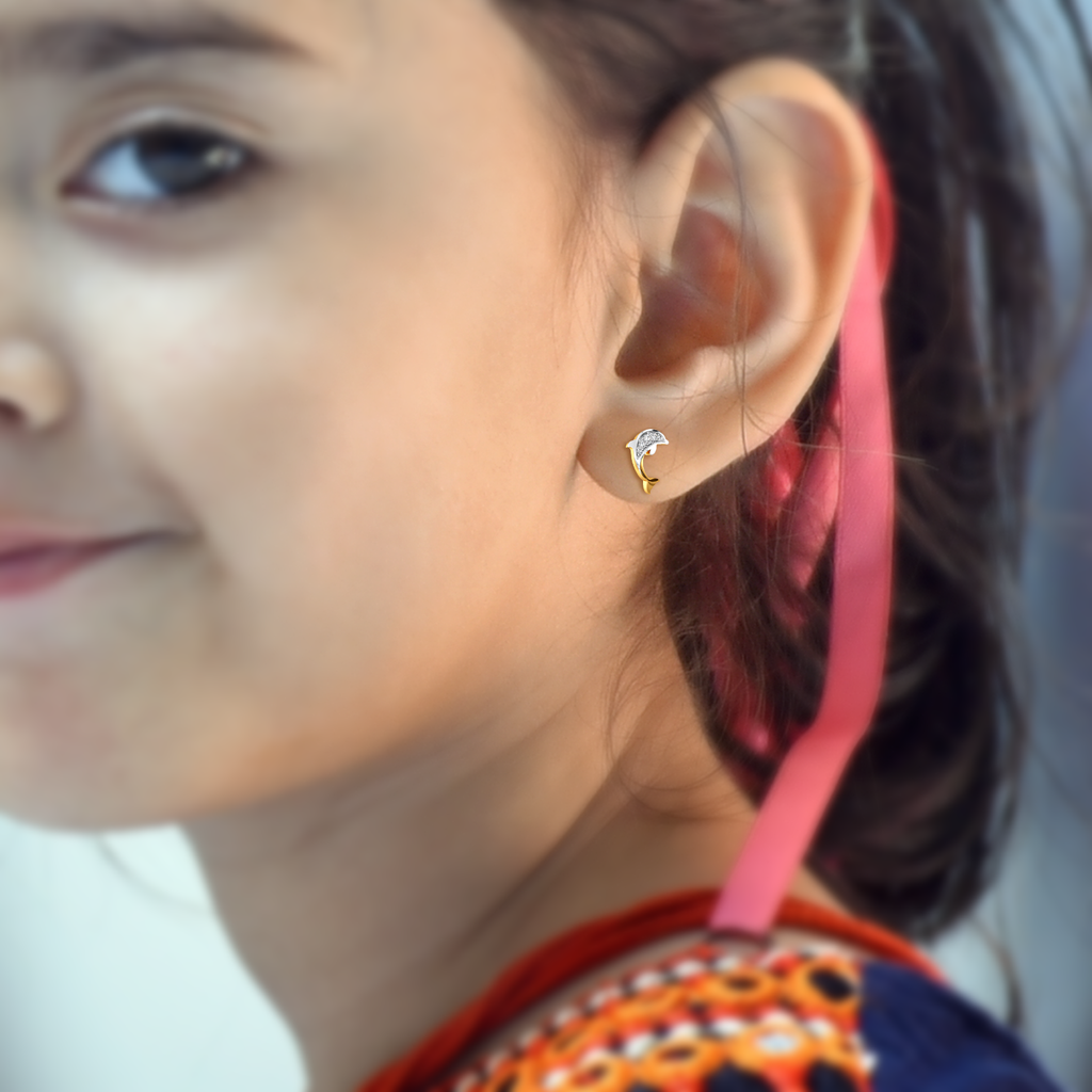 Child of the Ocean Diamond Earrings