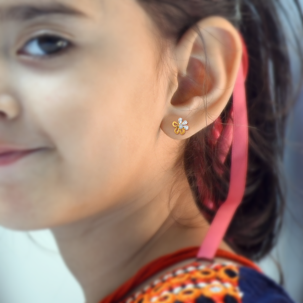 Floral Magic Diamond Earrings