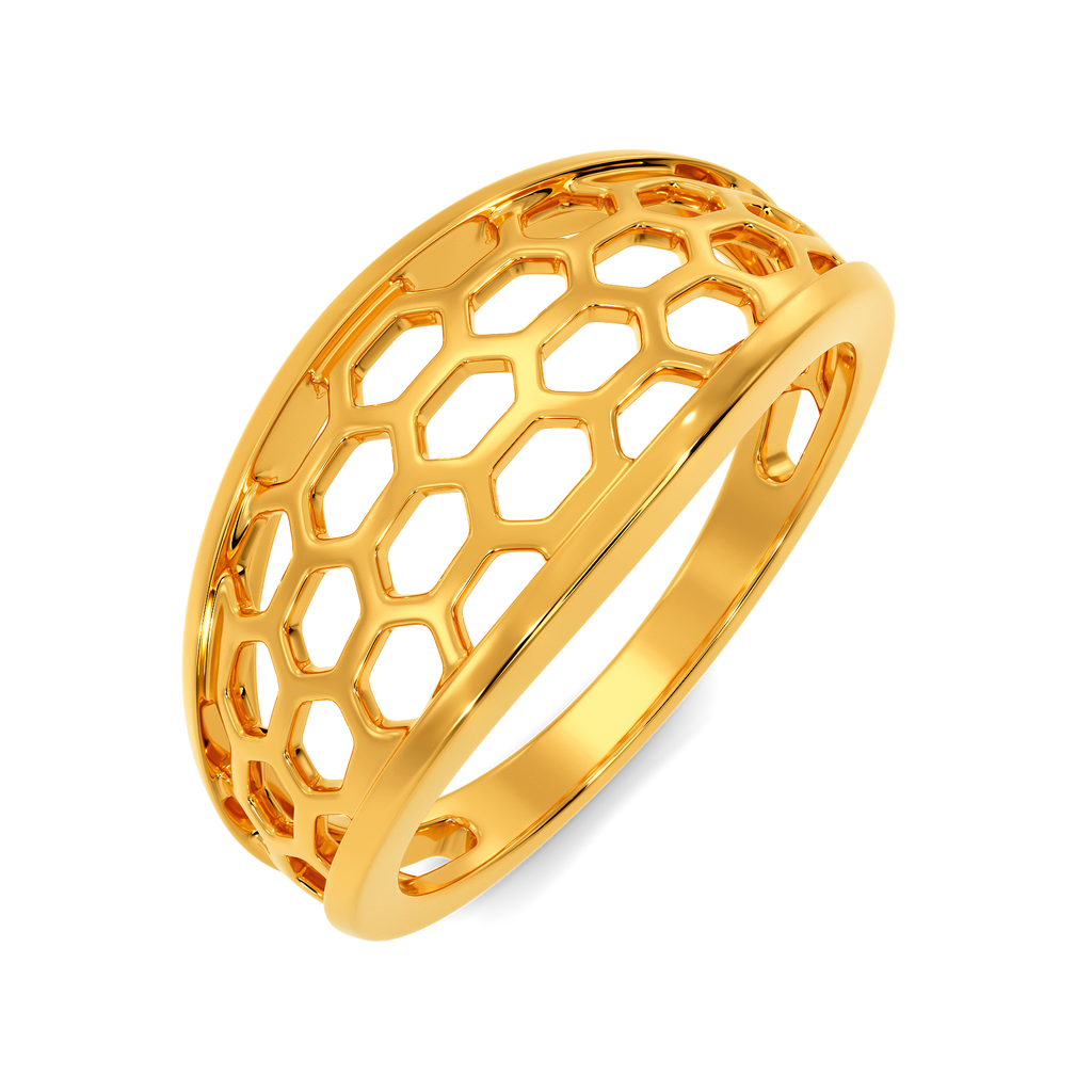 Winding Whisper Gold Rings