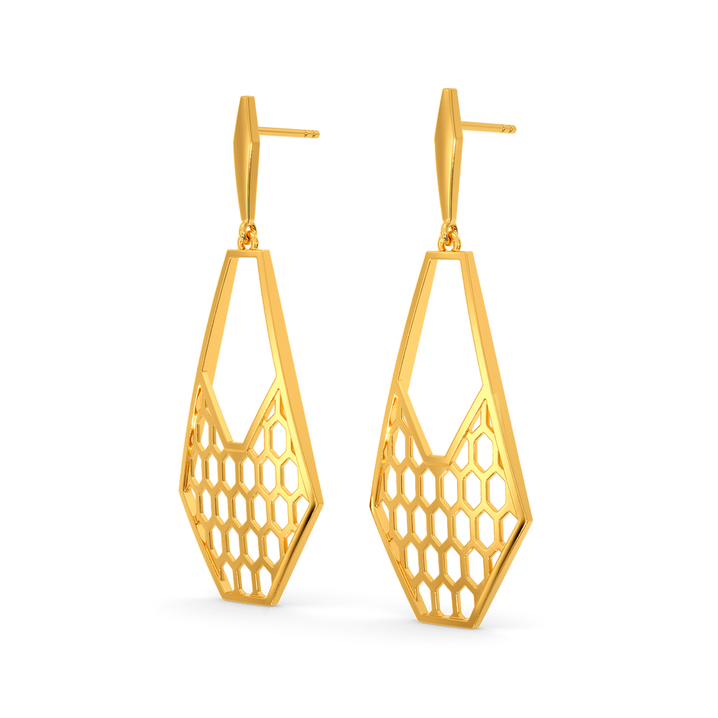 Viper Vogue Gold Earrings