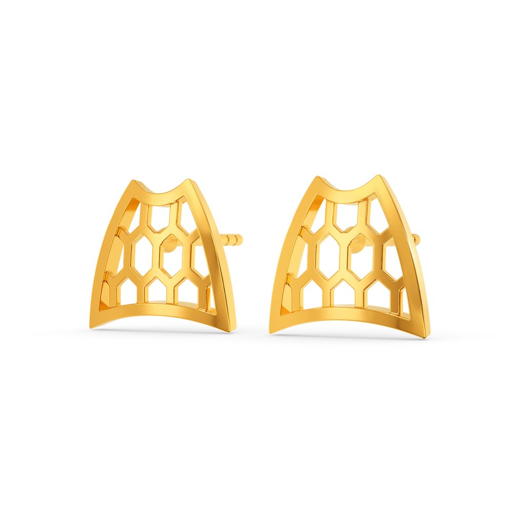 Hiss N Tell Gold Earrings