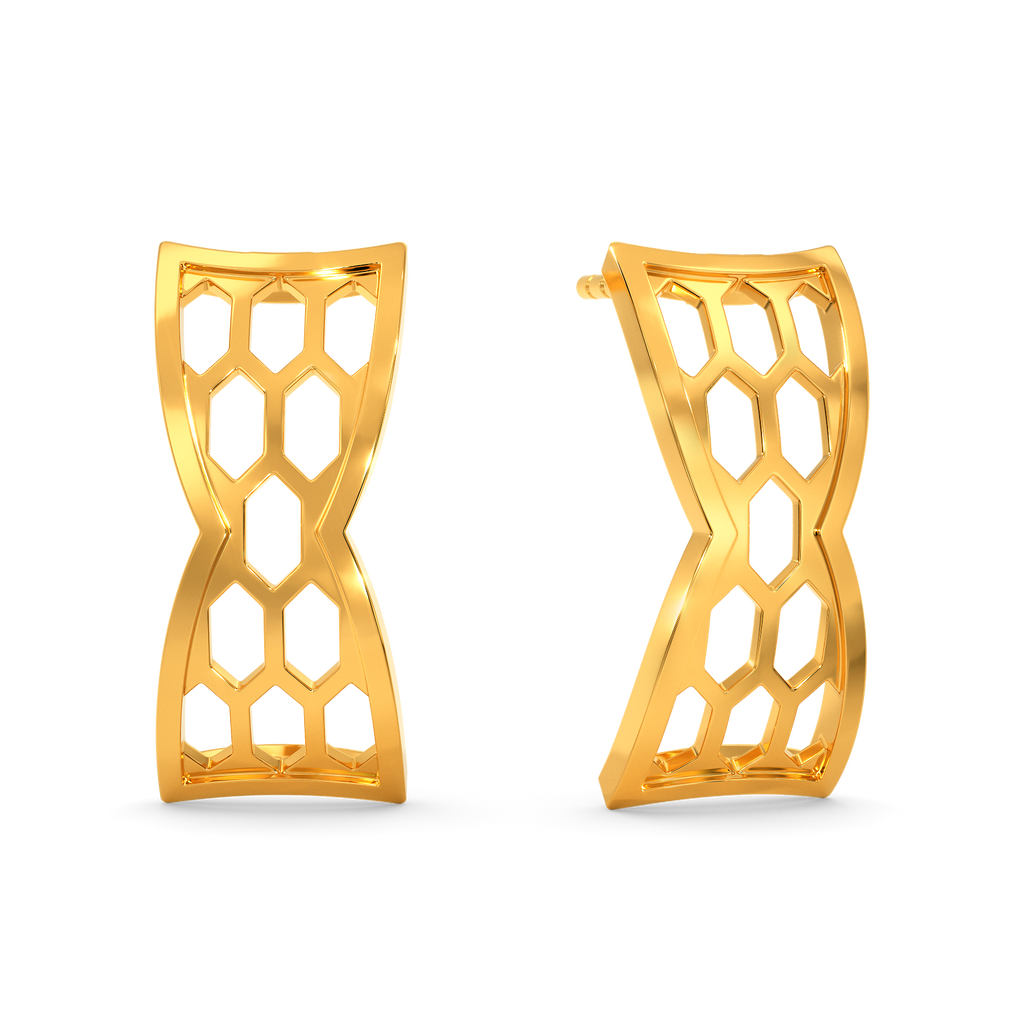 Scales N Grace Gold Earrings