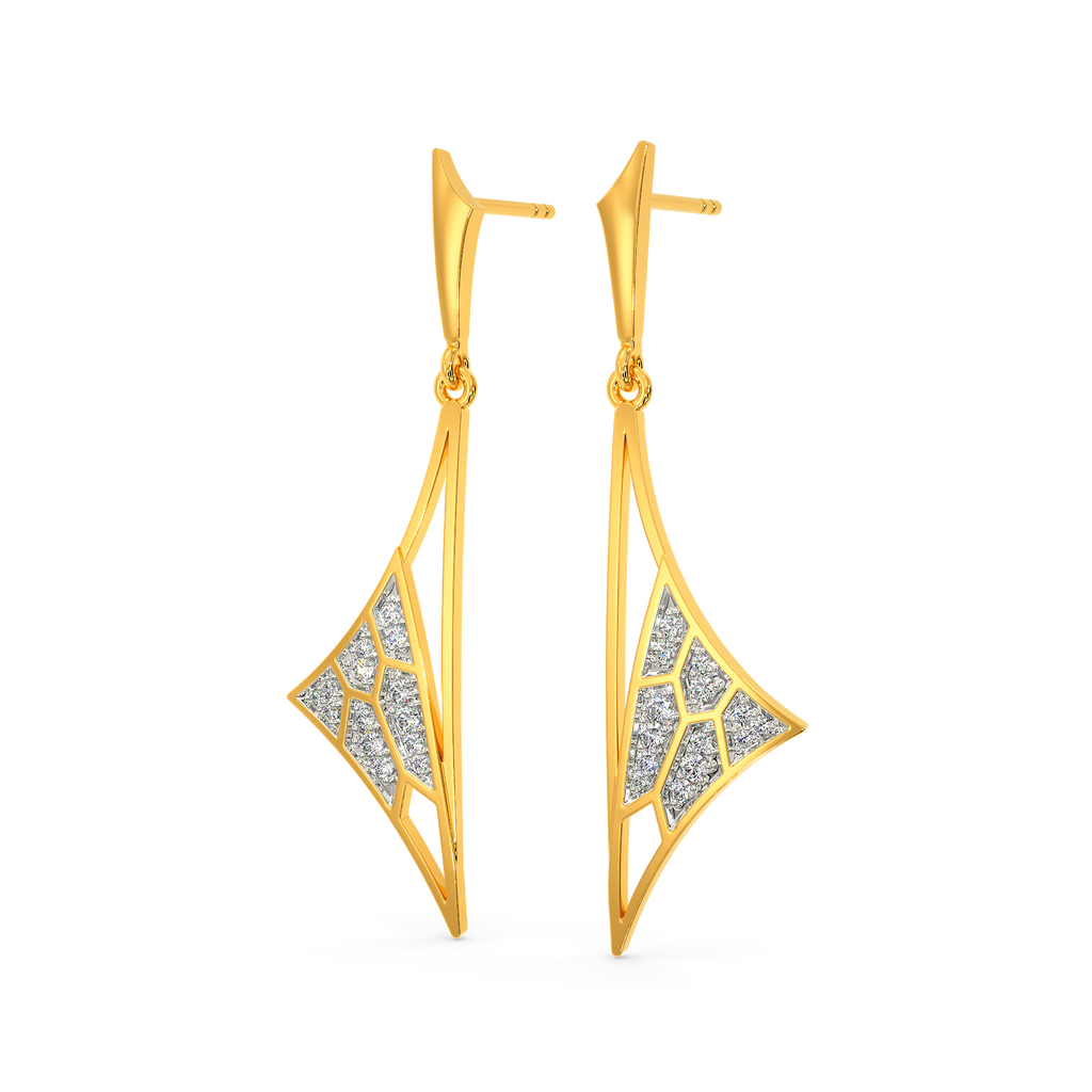 Hisss Charm Diamond Earrings
