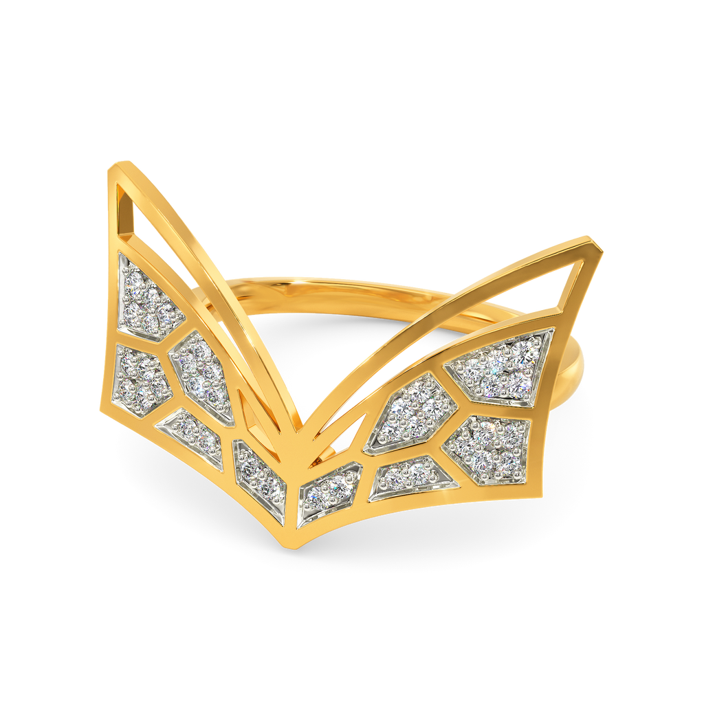 Hisss Charm Diamond Rings alternate view 2