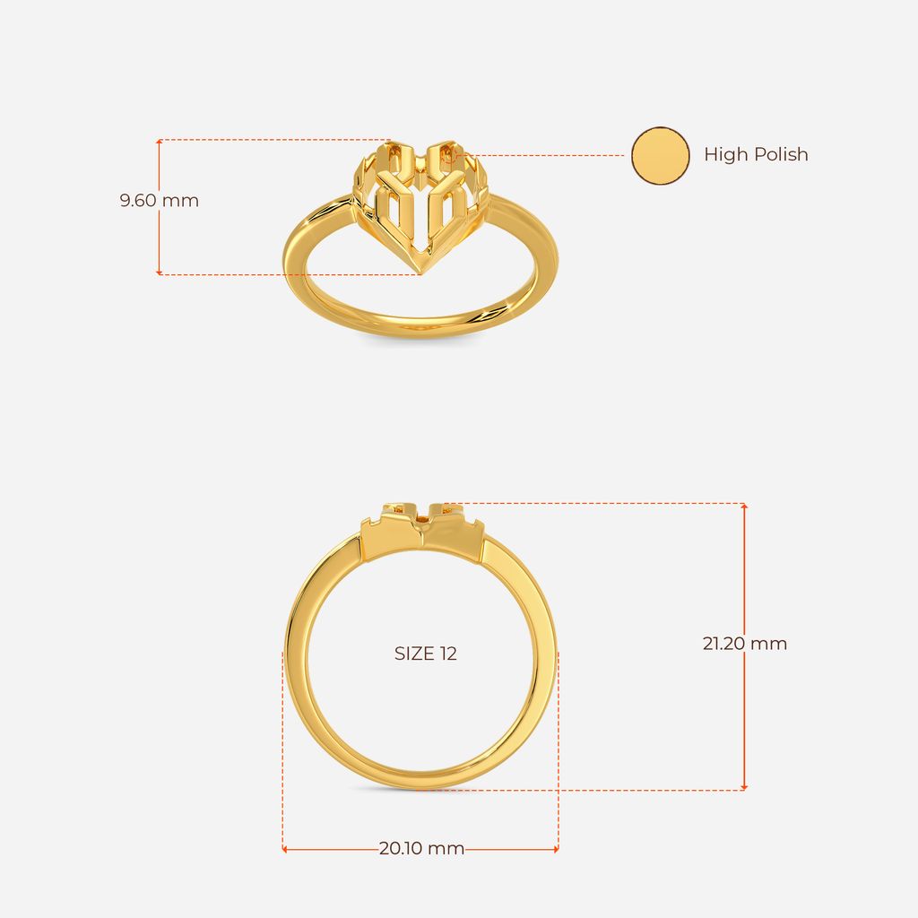 Yarns of Love Gold Rings image