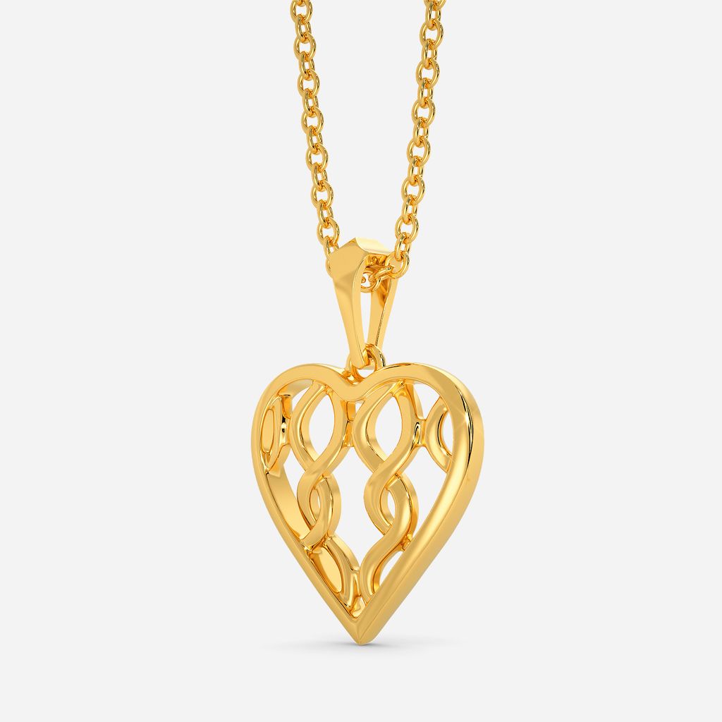 Knotty Romance Gold Pendants