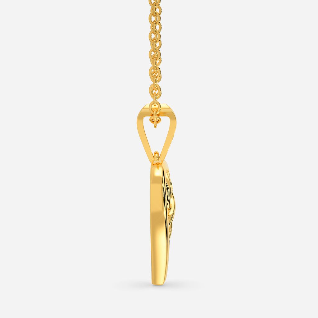 Knotty Romance Gold Pendants