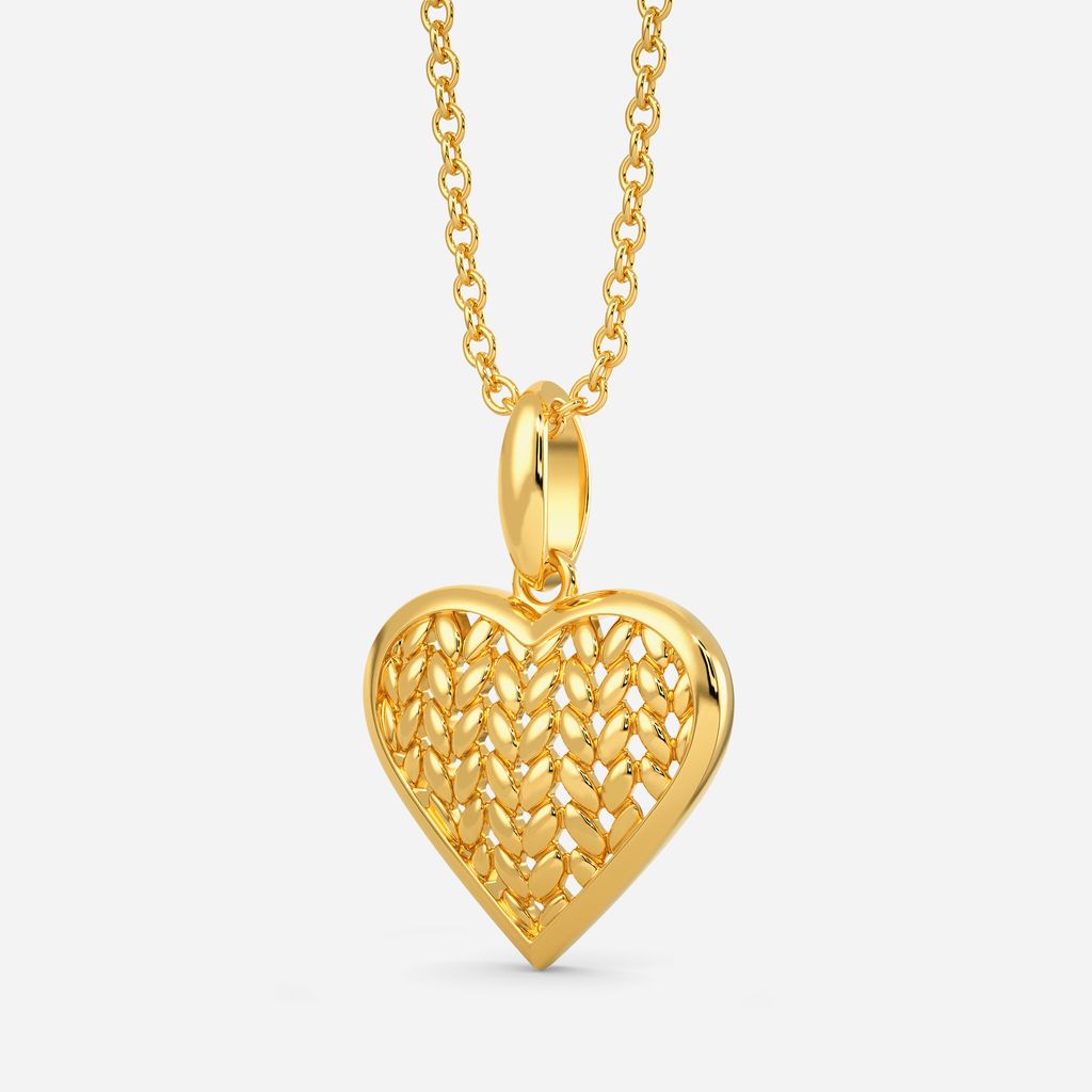 Knitted to Love Gold Pendants