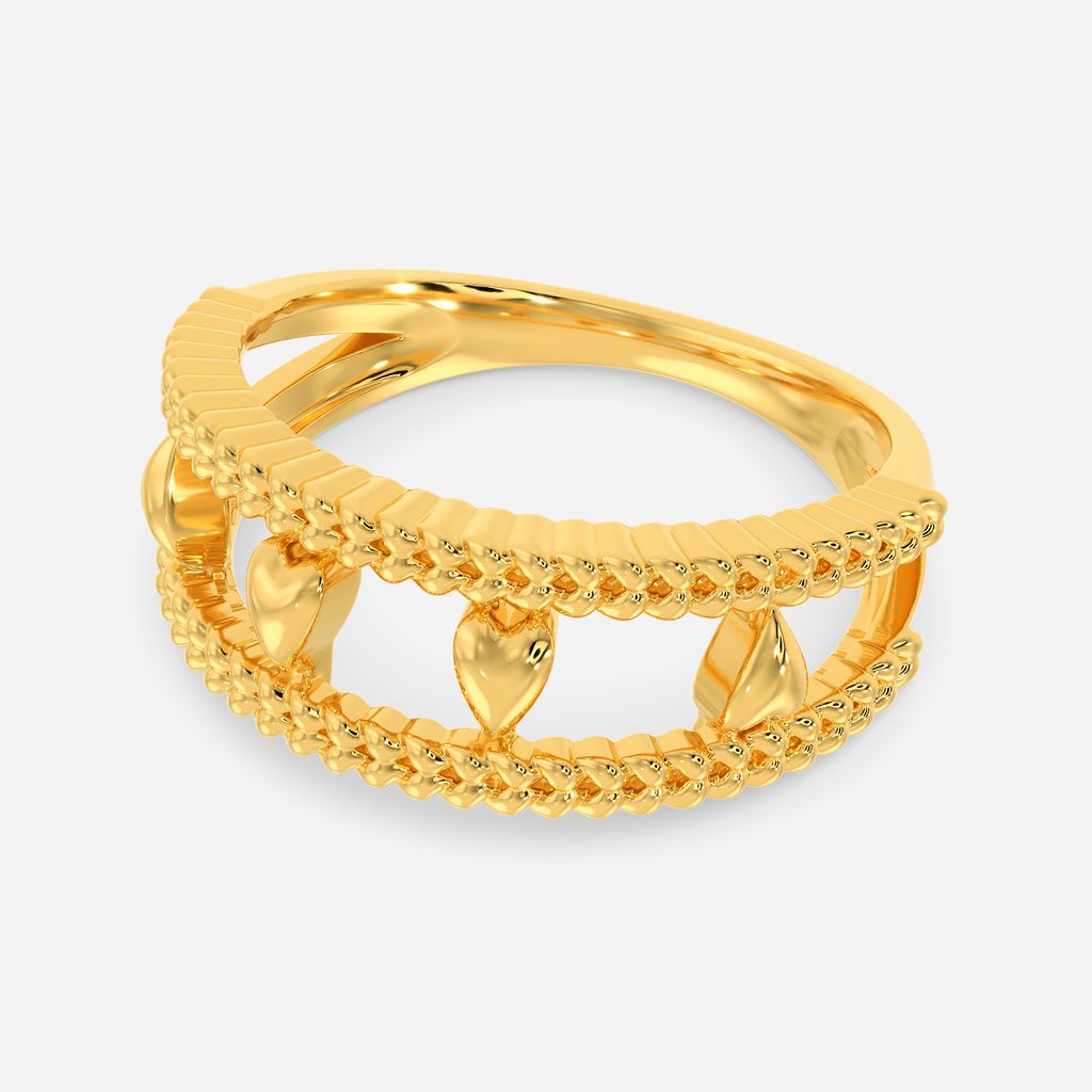Hearty Knits Gold Rings alternate view 2