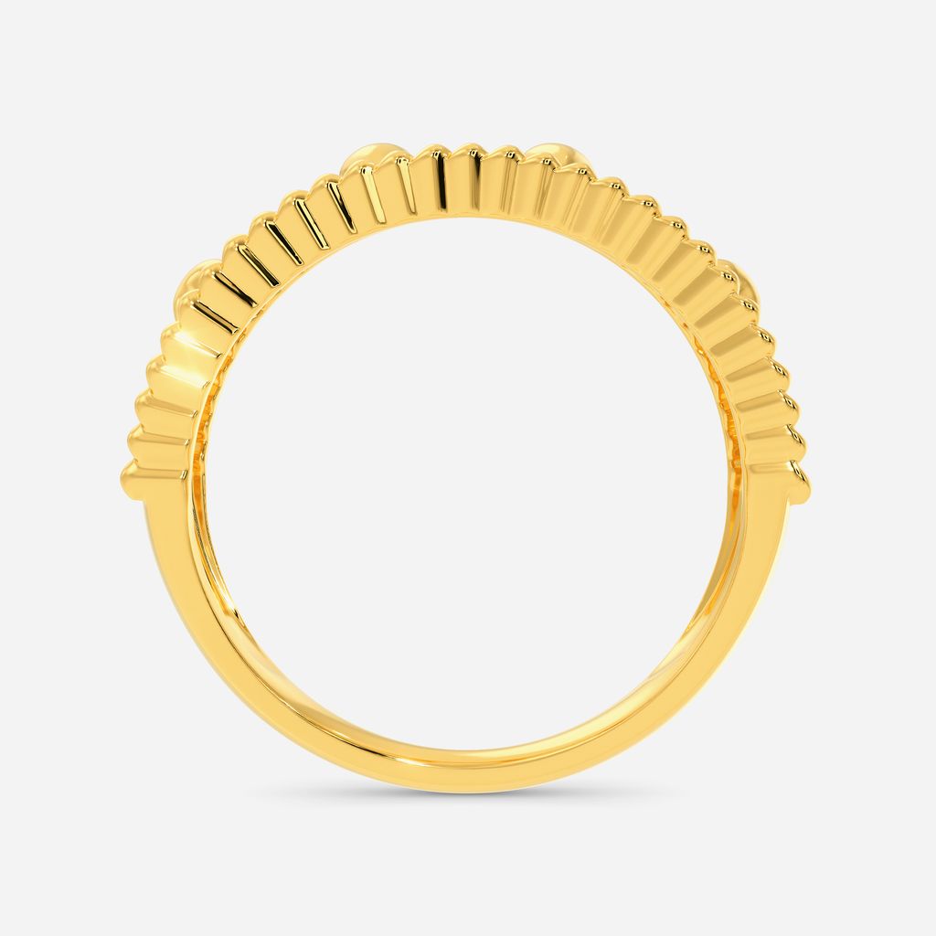Hearty Knits Gold Rings image
