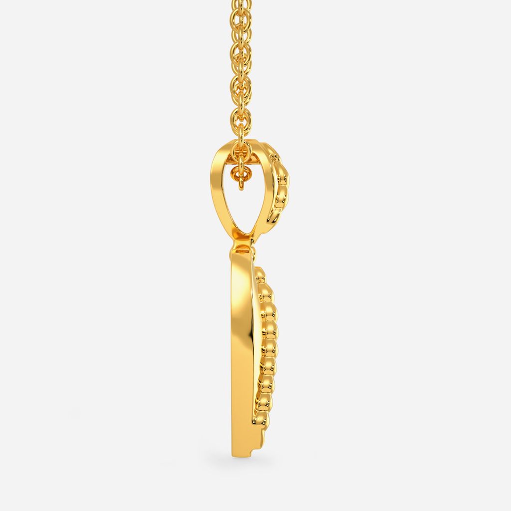 Hearty Knits Gold Pendants