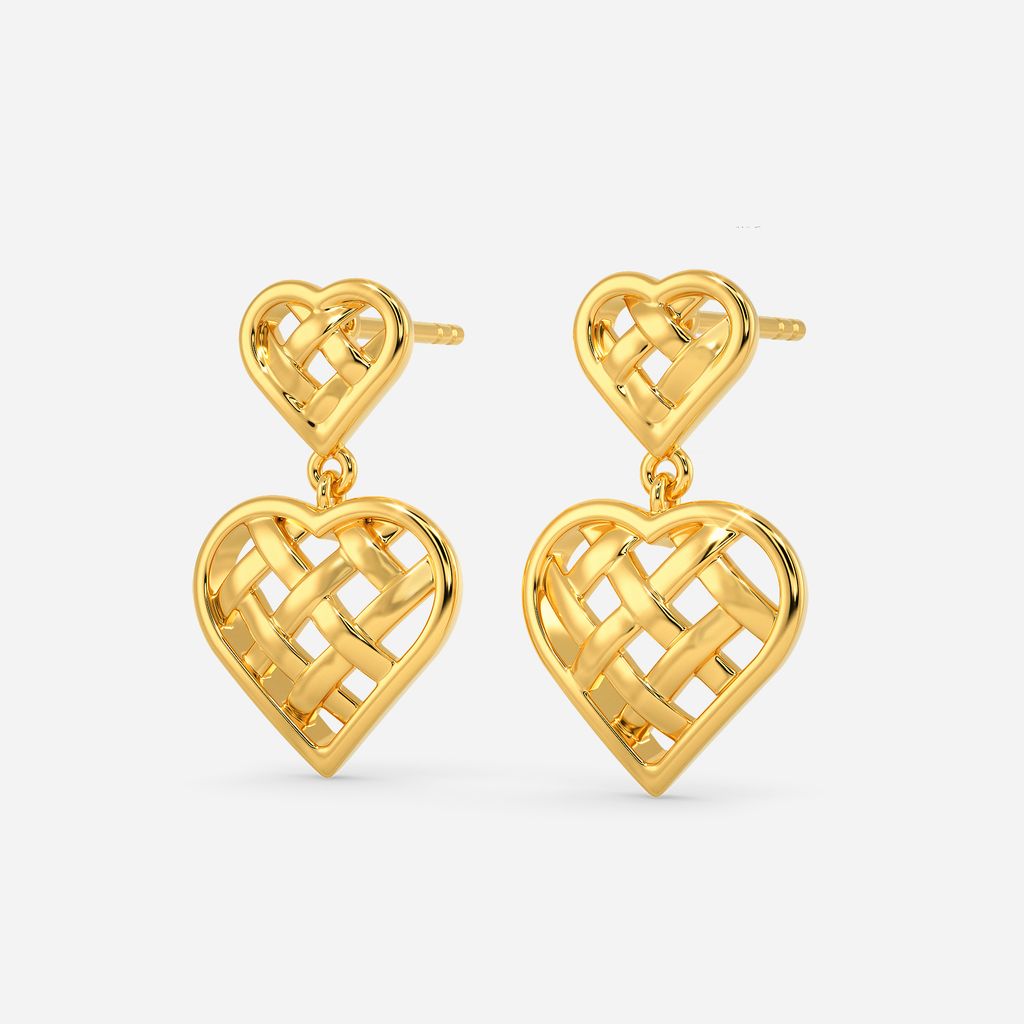 Yarn Romance Gold Earrings