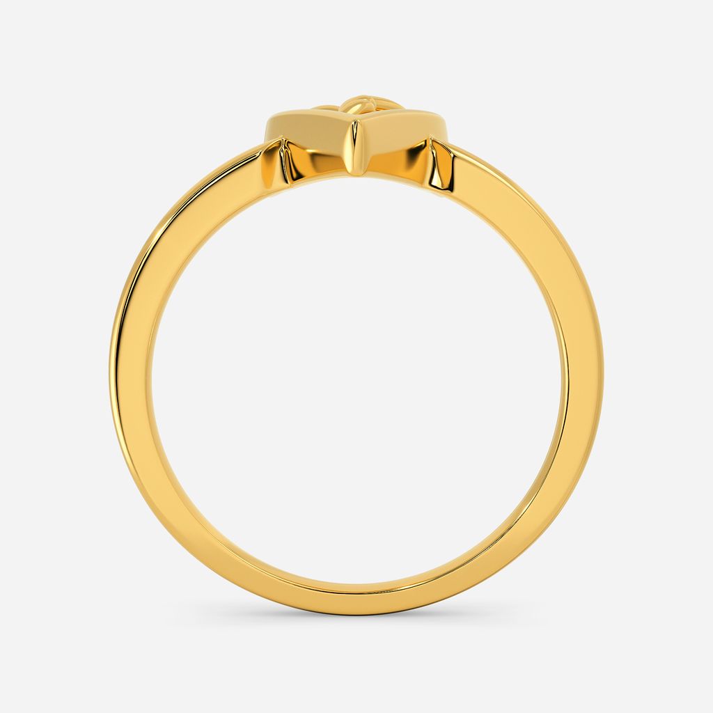 Knit To Heart Gold Rings image