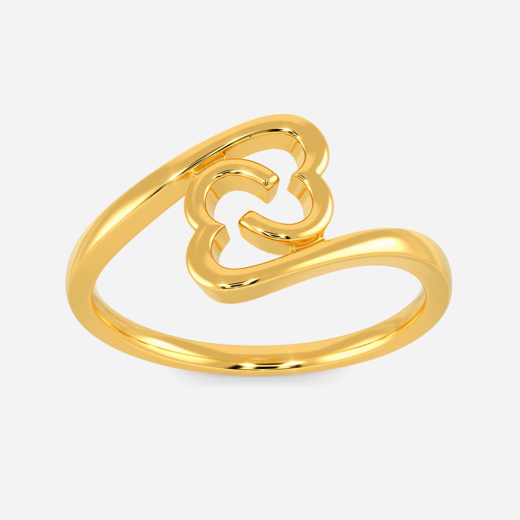 Sweetheart Knots Gold Rings alternate view 3