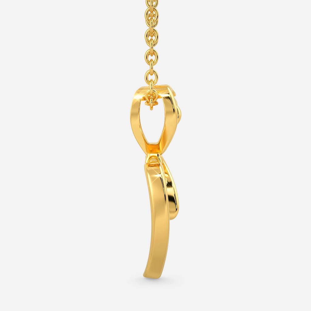 Purl O Heart Gold Pendants