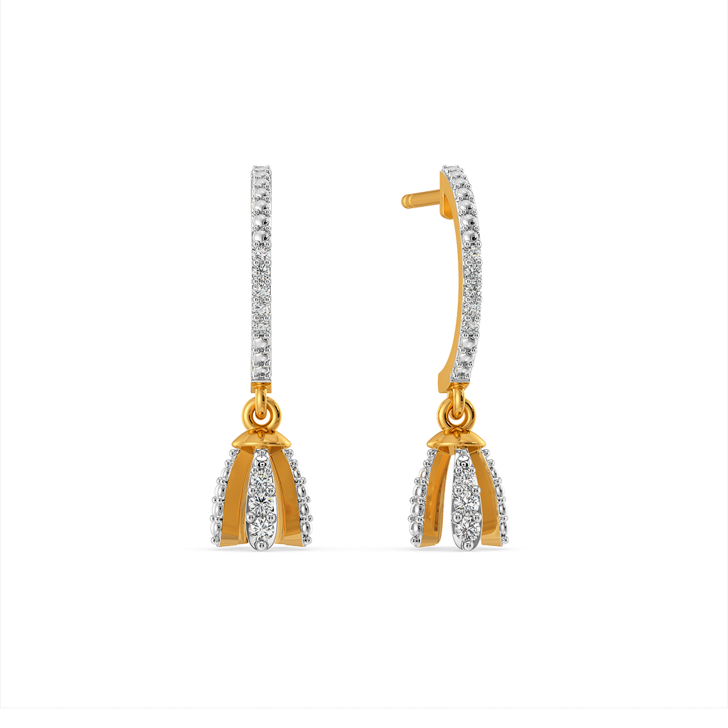 Hem It Up Diamond Earrings