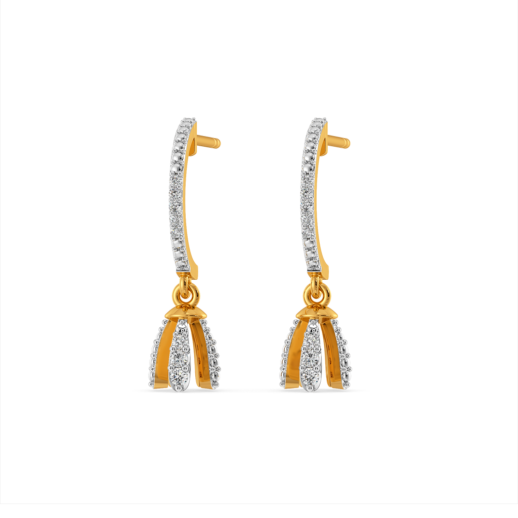 Hem It Up Diamond Earrings