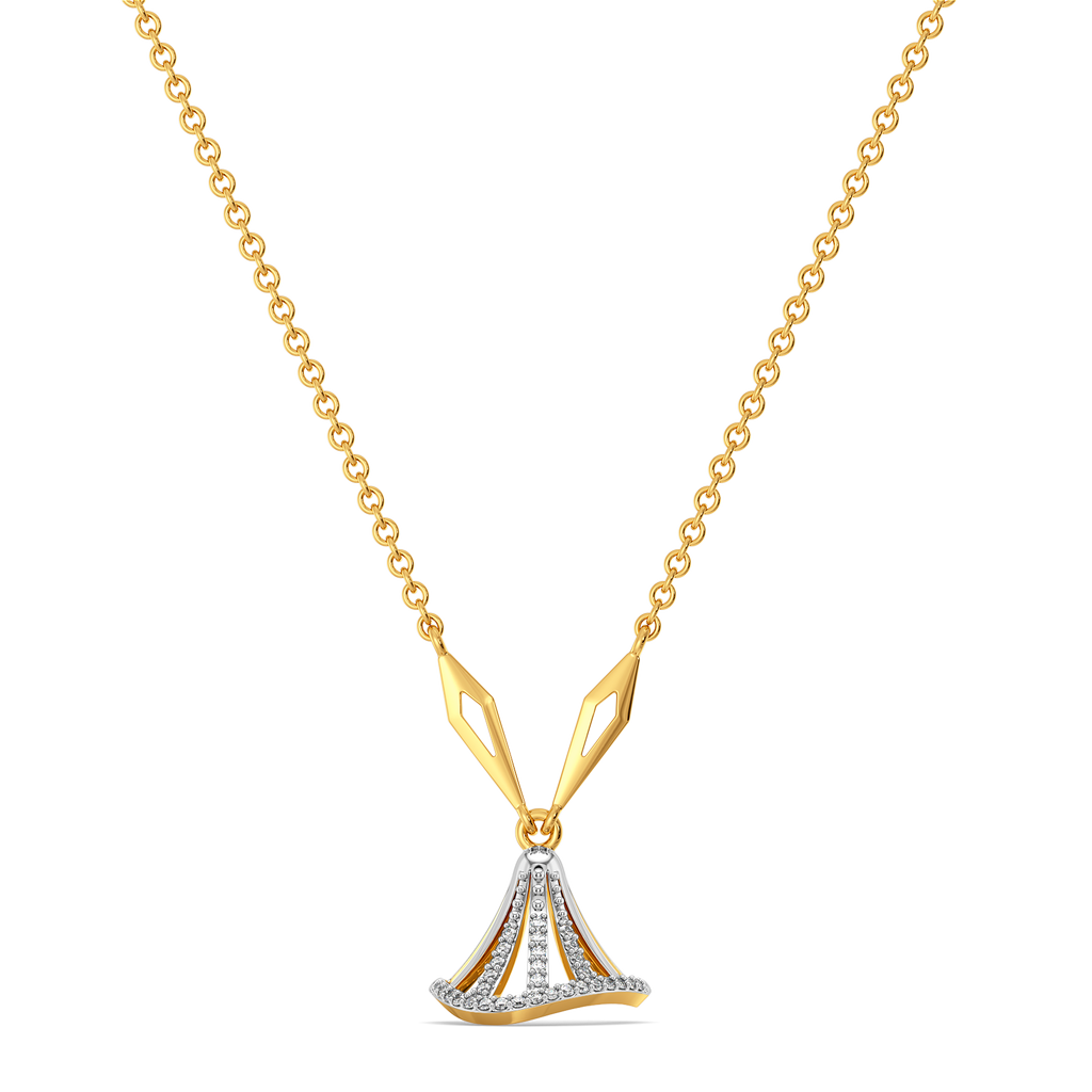 Playful Hems Diamond Necklaces