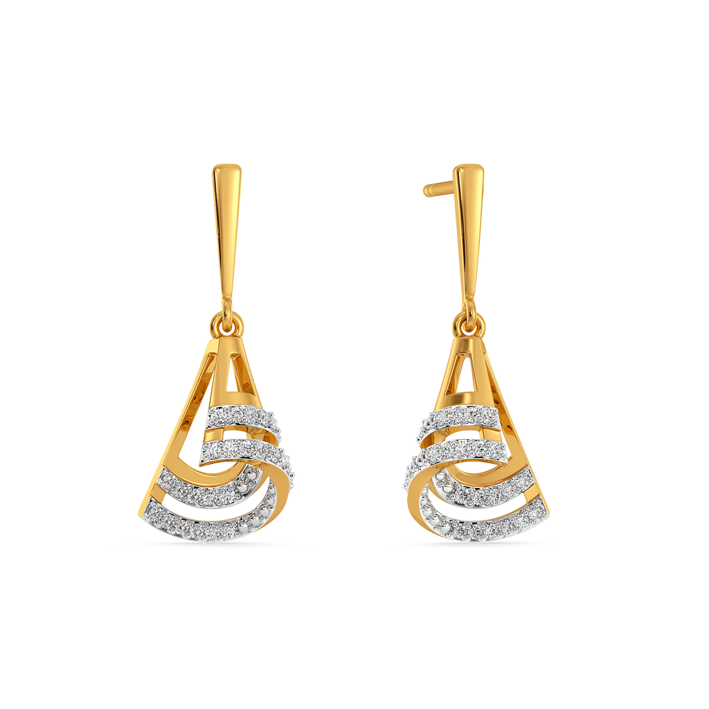 Hem Happened Diamond Earrings