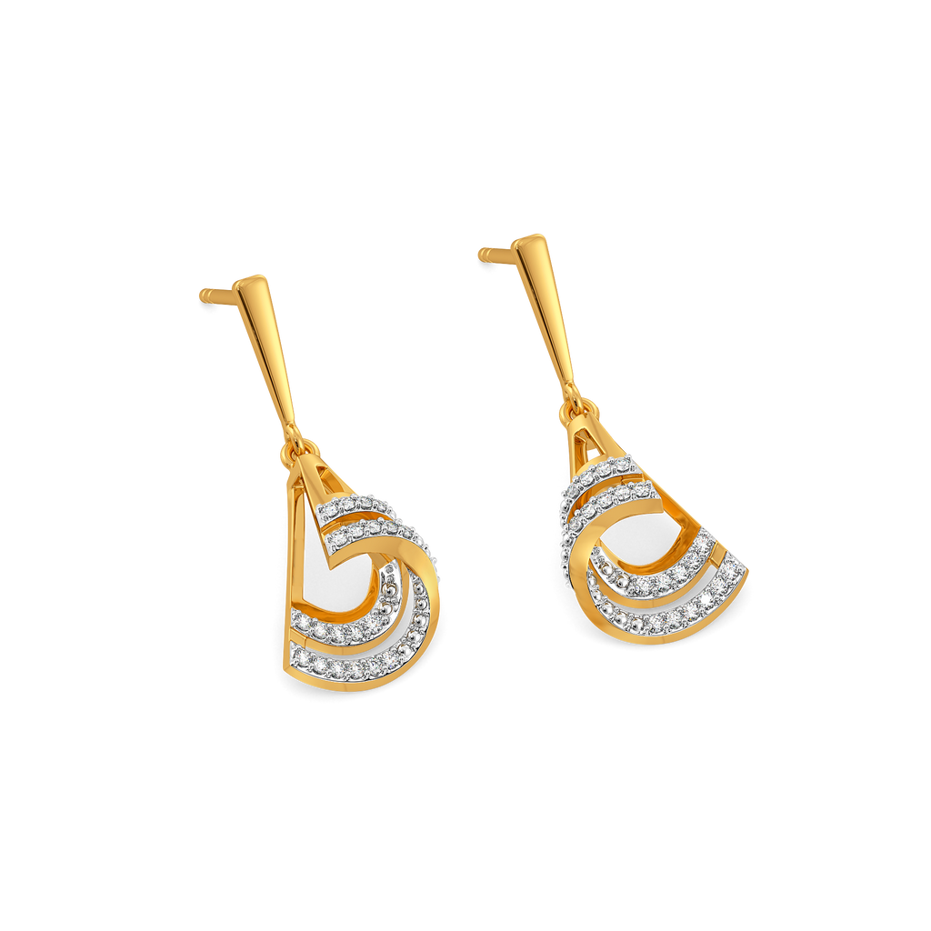 Hem Happened Diamond Earrings