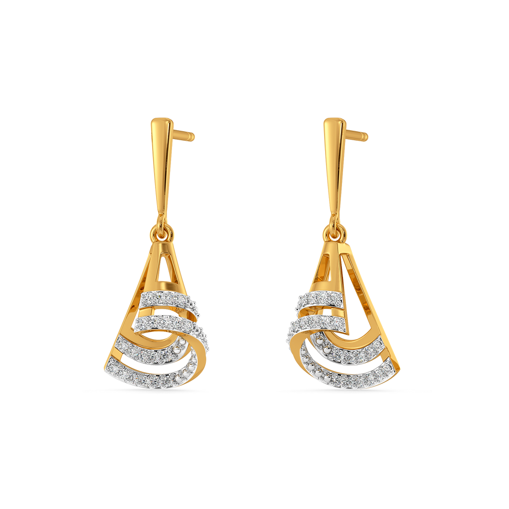 Hem Happened Diamond Earrings